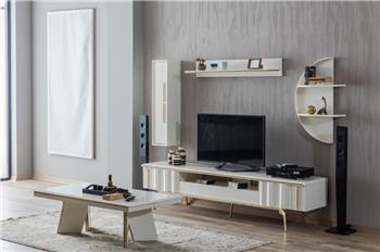 MARMO BEYAZ TV ÜNİTESİ 